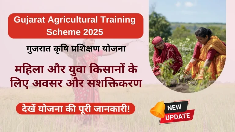 Gujarat Agricultural Training Scheme 2025