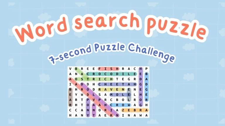 Hidden word challenge