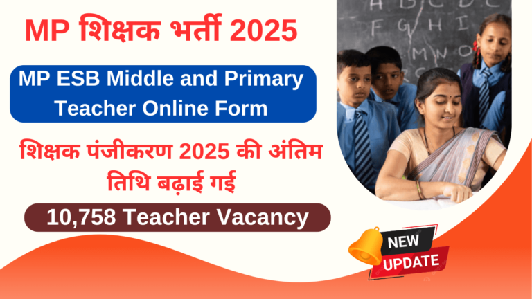MP Teacher Vacancy 2025