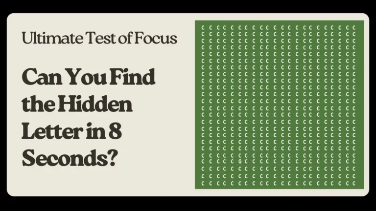 Find the Hidden Letter