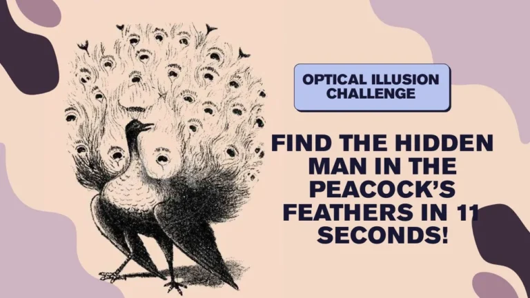 Hidden Man in Peacock