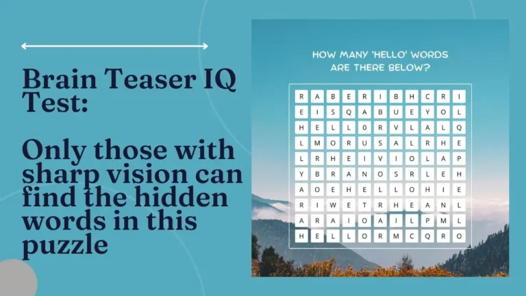 Hidden Word Challenge