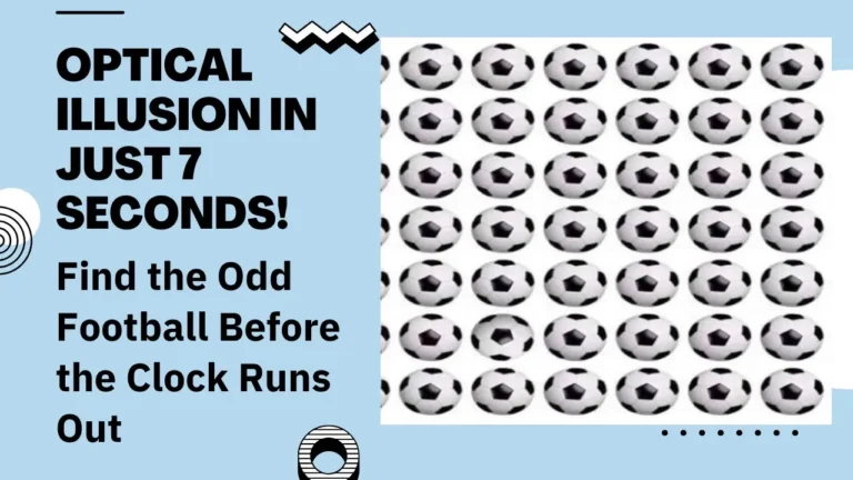 Optical illusion football puzzle