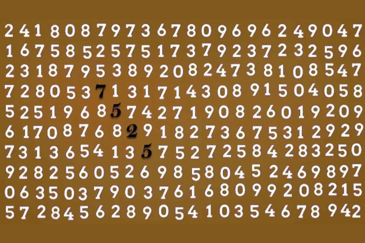 find the number 7525
